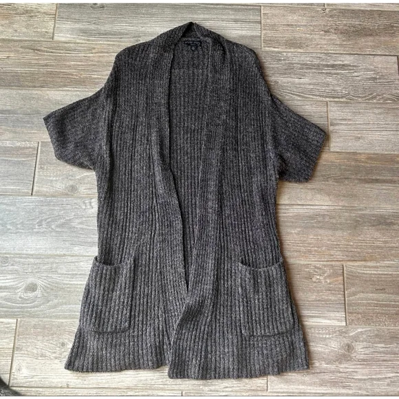 Barefoot Dreams Cozy Chic Light Ribbed Kimono Short Sleeve Cardi, Women’s Small - Picture 1 of 5